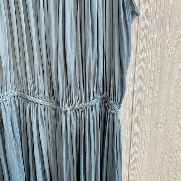 Modern Citizen Aileen Blue Tie Shoulder Midi Dress Small NWOT - Picture 4 of 8